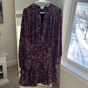 Elegant Black and Red Women's Dress